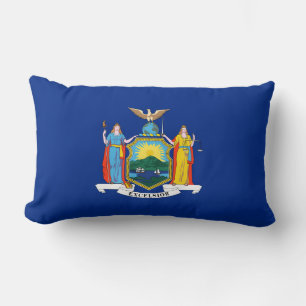 Cojín Lumbar Nueva York: El Estado Imperial, Bandera de la Gran