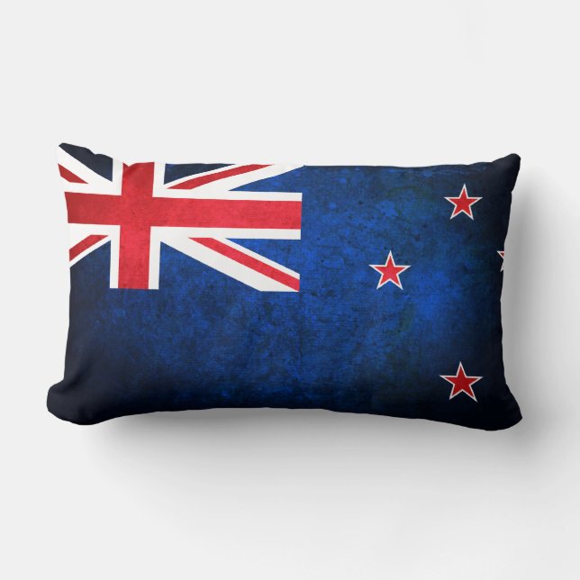 Cojín Lumbar Nueva Zelandia: Bandera Kiwi (Anverso)