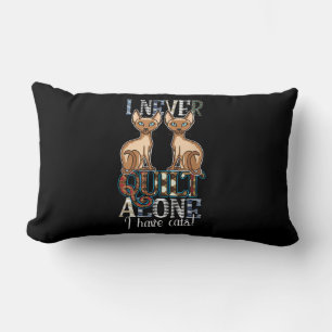 Cojín Lumbar Nunca Me Callo Solo, Tengo Gatos Cosechando