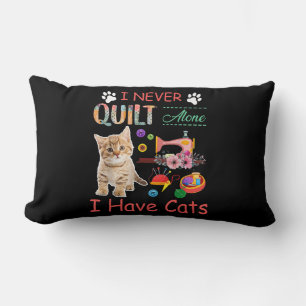 Cojín Lumbar Nunca Me Quilero Solo Tengo Gatos Que Se Quiltan