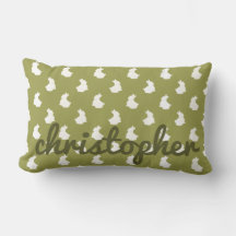 Nursery de conejito Olive Green Woodland