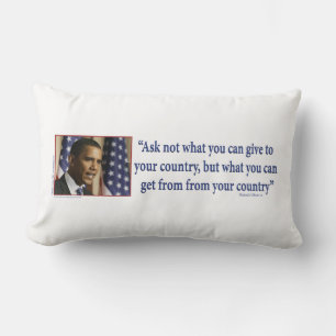 Cojín Lumbar Obmana Pregunta qué puedes obtener de tu país