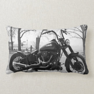 Cojín Lumbar Obra clásica macra de la motocicleta de Harley