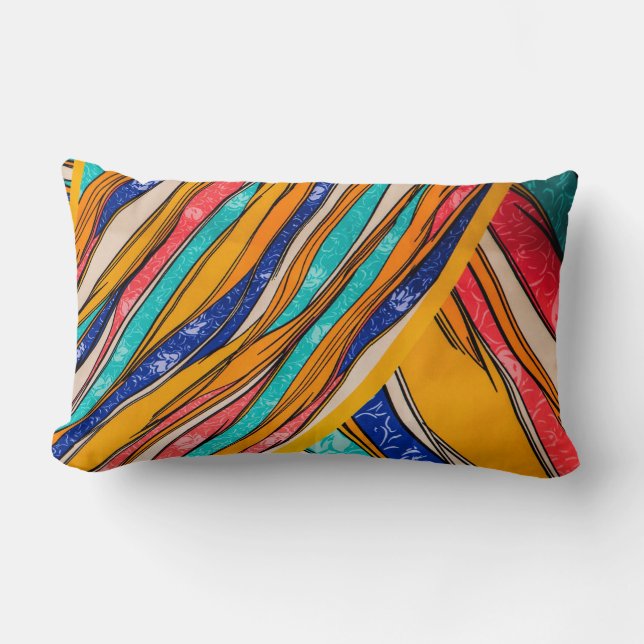 Cojín Lumbar Obra de arte (Anverso)