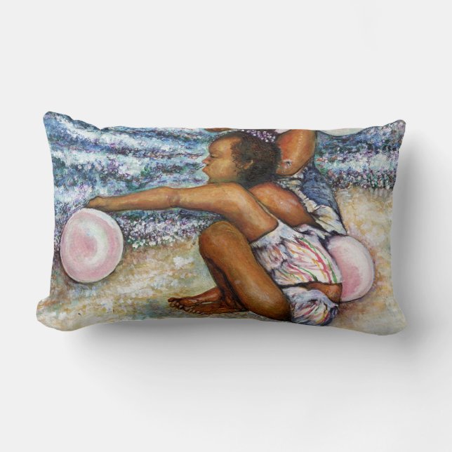 Cojín Lumbar Obsesionados con conquistar lo imposible (Anverso)