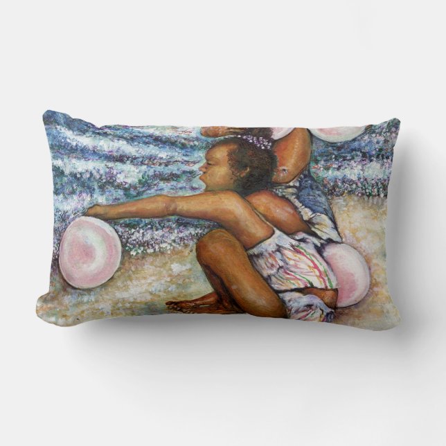 Cojín Lumbar Obsesionados con conquistar lo imposible (Anverso)