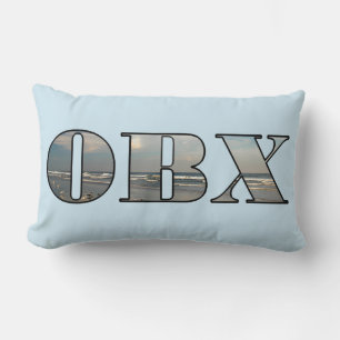 Cojín Lumbar OBX Beach Text