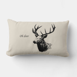 Cojín Lumbar Oh Deer Reindeer