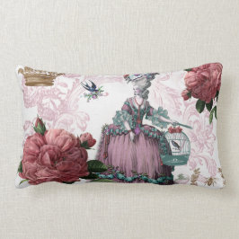 Cojín Lumbar oiseaux aux. de la jaula del la (la jaula de