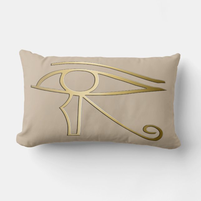 Cojín Lumbar Ojo del símbolo del egipcio de Horus (Anverso)