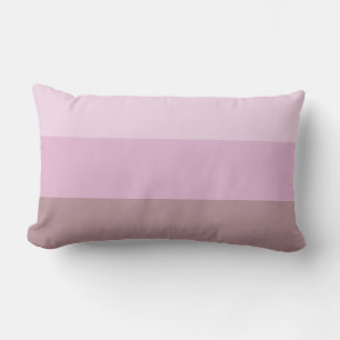 Cojín Lumbar Ombre rayado rosado púrpura
