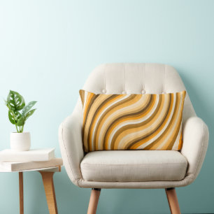Cojín Lumbar Ondas de color ámbar