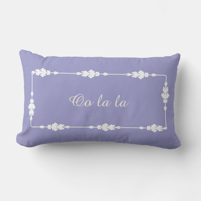 Cojín Lumbar ¡Oo la la! (Anverso)