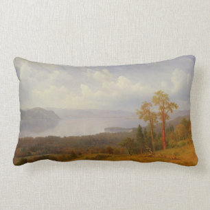 Cojín Lumbar Opinión sobre el Hudson que mira a través del