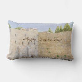 Cojín Lumbar Oración, Western Wall KOTEL Jerusalem Old City ART