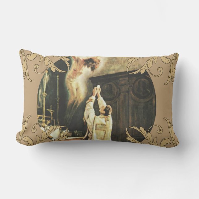 Cojín Lumbar Órdenes santas de la ordenación del aniversario (Anverso)