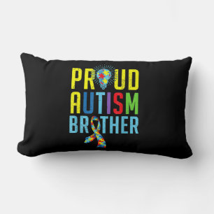 Cojín Lumbar Orgulloso autismo Hermano hermano Conciencia sobre