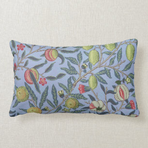 Cojín Lumbar Ornamento azul granado William Morris Fruit