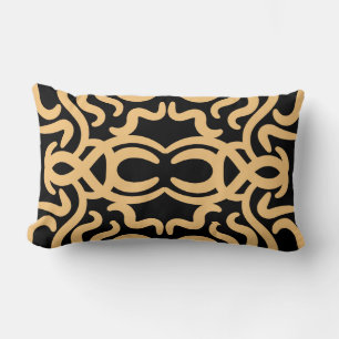 Cojín Lumbar Ornamento tribal en jefe
