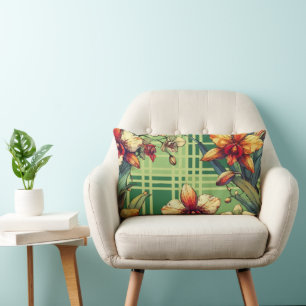 Cojín Lumbar Orquídea