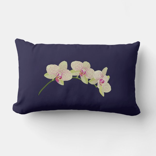 Cojín Lumbar Orquídea (Anverso)
