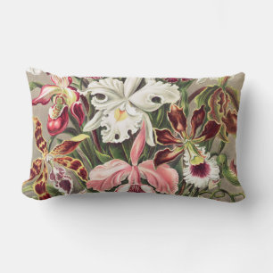 Cojín Lumbar Orquídeas, Orchideae Denusblumen por Ernst Haeckel