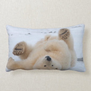 Cojín Lumbar oso polar, Ursus maritimus, cachorro 3