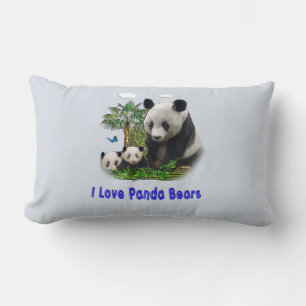 Cojín Lumbar Osos Panda