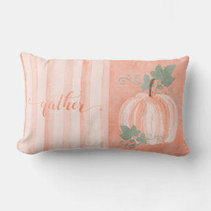 Cojín Lumbar Otoño - WC Reúne arte de palabras con calabaza