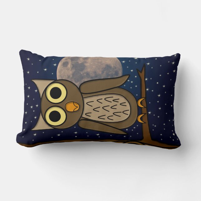 Cojín Lumbar Oveja nocturna (Anverso)