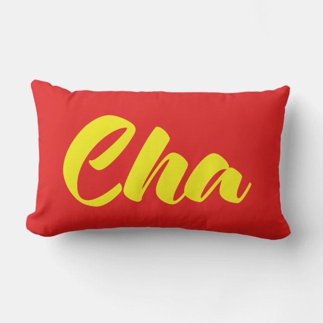 Cojín Lumbar Padre vietnamita - Lenguaje Cha ~ Tien Viene (Anverso)
