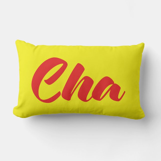 Cojín Lumbar Padre vietnamita - Lenguaje Cha ~ Tien Viene (Anverso)