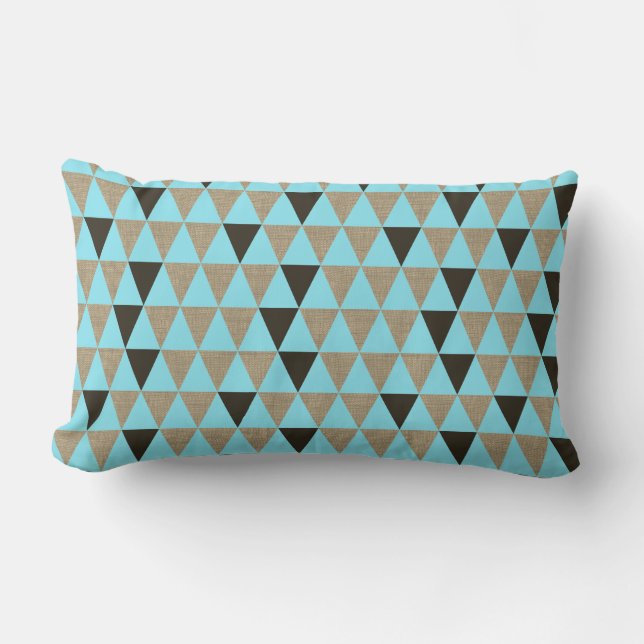 Cojín Lumbar País rústico al suroeste con monograma (Anverso)