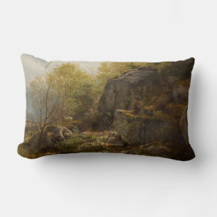 Cojín Lumbar Paisaje cerca de Conway, Gales del Norte (por A.H.