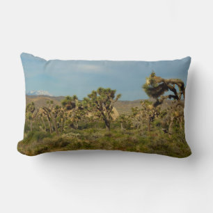 Cojín Lumbar Paisaje del desierto del Parque Nacional del Árbol