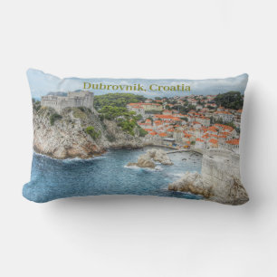 Cojín Lumbar Paisaje Dubrovnik al sur de Croacia