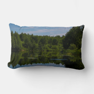 Cojín Lumbar Paisaje natural Scenerar Canal Sky Bielorrusia