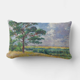 Cojín Lumbar Paisaje rural alrededor de Méréville, Francia (Art