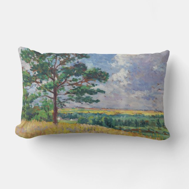 Cojín Lumbar Paisaje rural alrededor de Méréville, Francia (Art (Anverso)