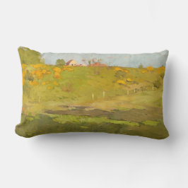 Cojín Lumbar Paisaje rural francés (por Georg Pauli)