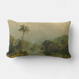 Cojín Lumbar Paisaje tropical Iglesia de Frederic Edwin