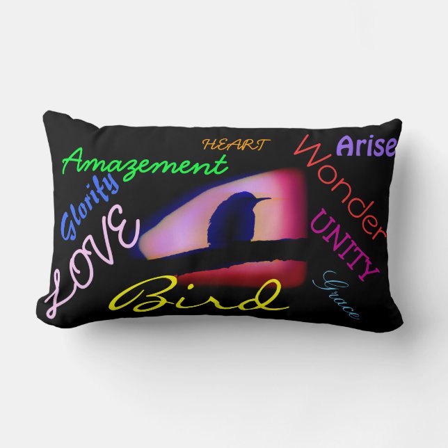 Cojín Lumbar Pájaro 9 (Anverso)