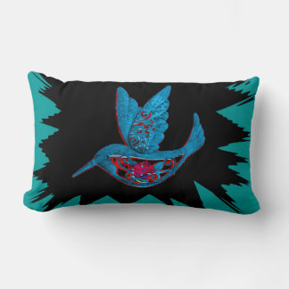 Cojín Lumbar Pájaro Azul