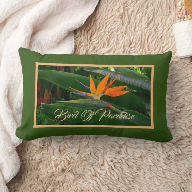 Cojín Lumbar Pájaro De Paraíso Flor Lumbar Pillow (Manta)