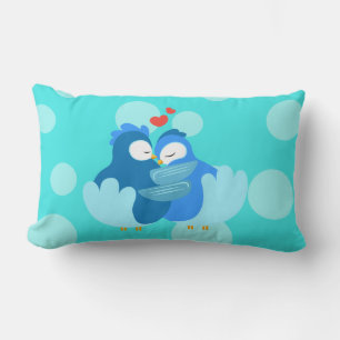 Cojín Lumbar Pájaros enamorados