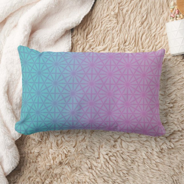Cojín Lumbar Pale purple gradient throw pillow (Manta)