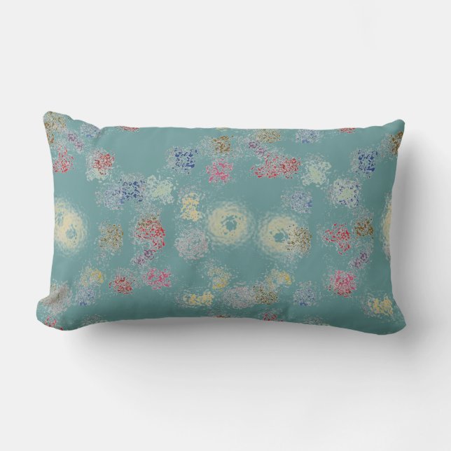 Cojín Lumbar Paleta de pintura (Anverso)