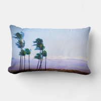 Palmeras costeras de Hawái tropicales violetas