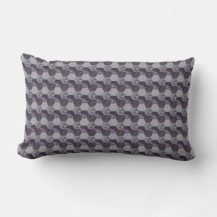 Cojín Lumbar Panal Panal Rayado Morado 1
