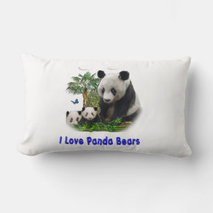 Cojín Lumbar Panda Bears